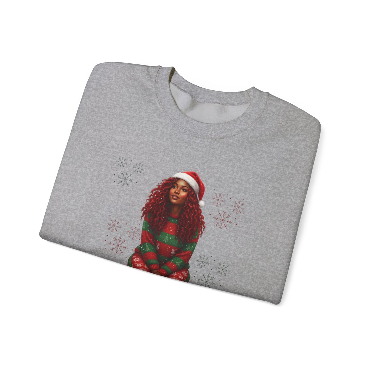 Just a girl... Sweatshirt – "Jesus and Christ-mas!" Festive Jesus Girl Holiday Crewneck