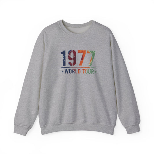 1977 World Tour Sweatshirt — Vintage Retro Concert Crewneck