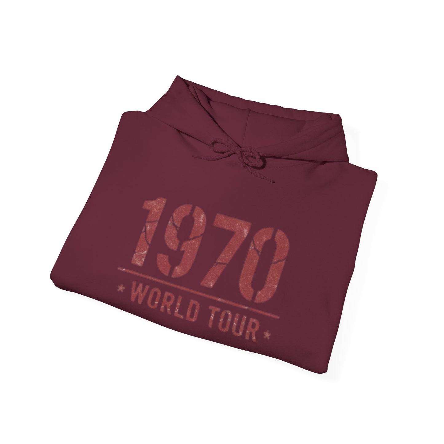 BIRTH YEAR 1970 World Tour Hoodie — Vintage Retro BIRTHDAY Tour Sweatshirt