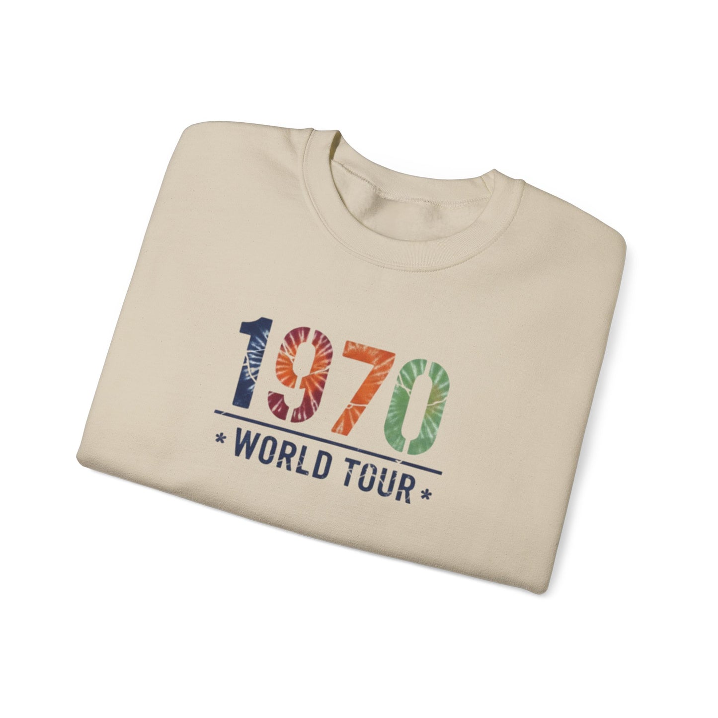 1970 World Tour Sweatshirt – Retro Vintage Band Tee Style