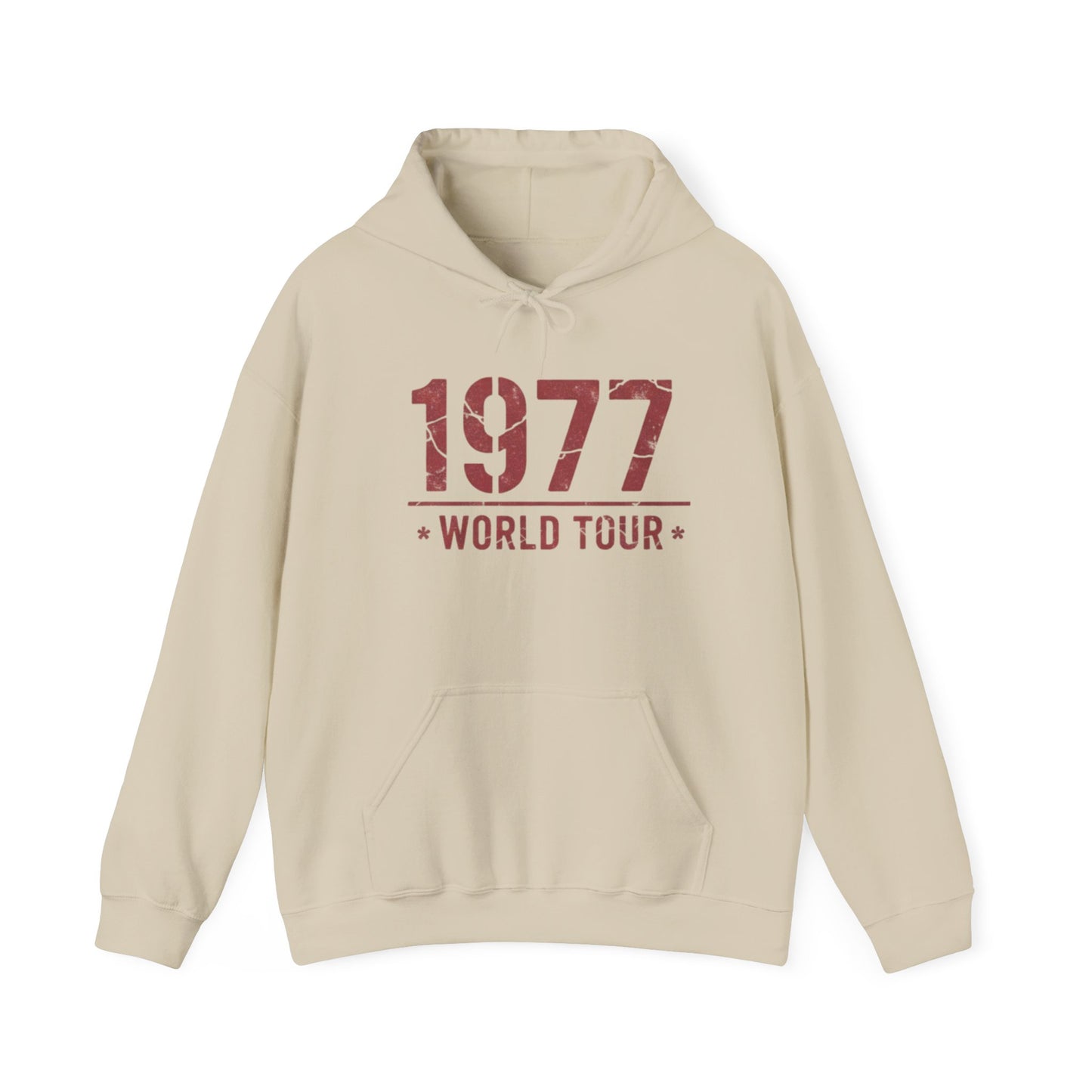 BIRTH YEAR 1977 World Tour Hoodie — Vintage Retro BIRTHDAY Tour Sweatshirt