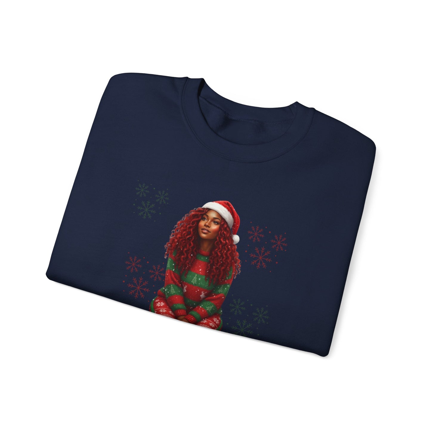 Just a girl... Sweatshirt – "Jesus and Christ-mas!" Festive Jesus Girl Holiday Crewneck