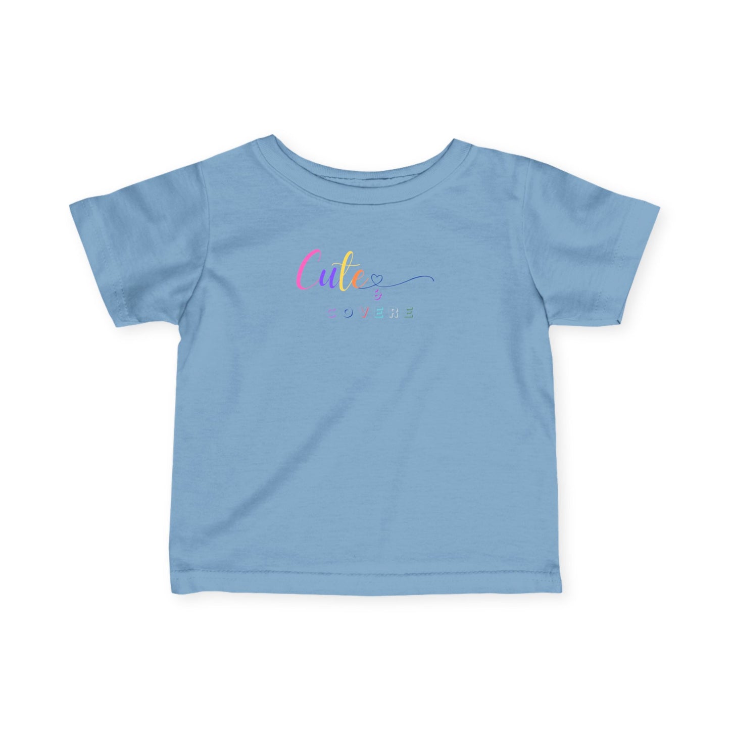 Cute and Covered Infant Fine Jersey Tee | Adorable Baby Shirt, Toddler T-Shirt, Baby Shower Gift, Everyday Wear, Kids Fashion