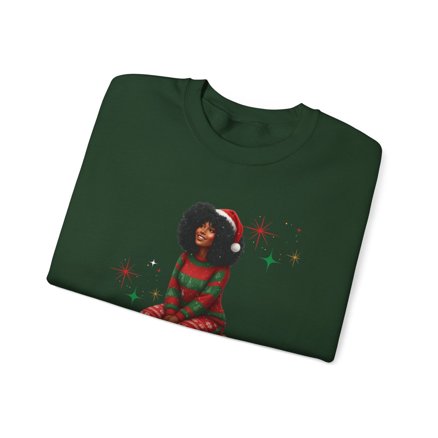 Just a girl... Jesus and CHRIST-mas Unisex Heavy Blend™ Crewneck Sweatshirt