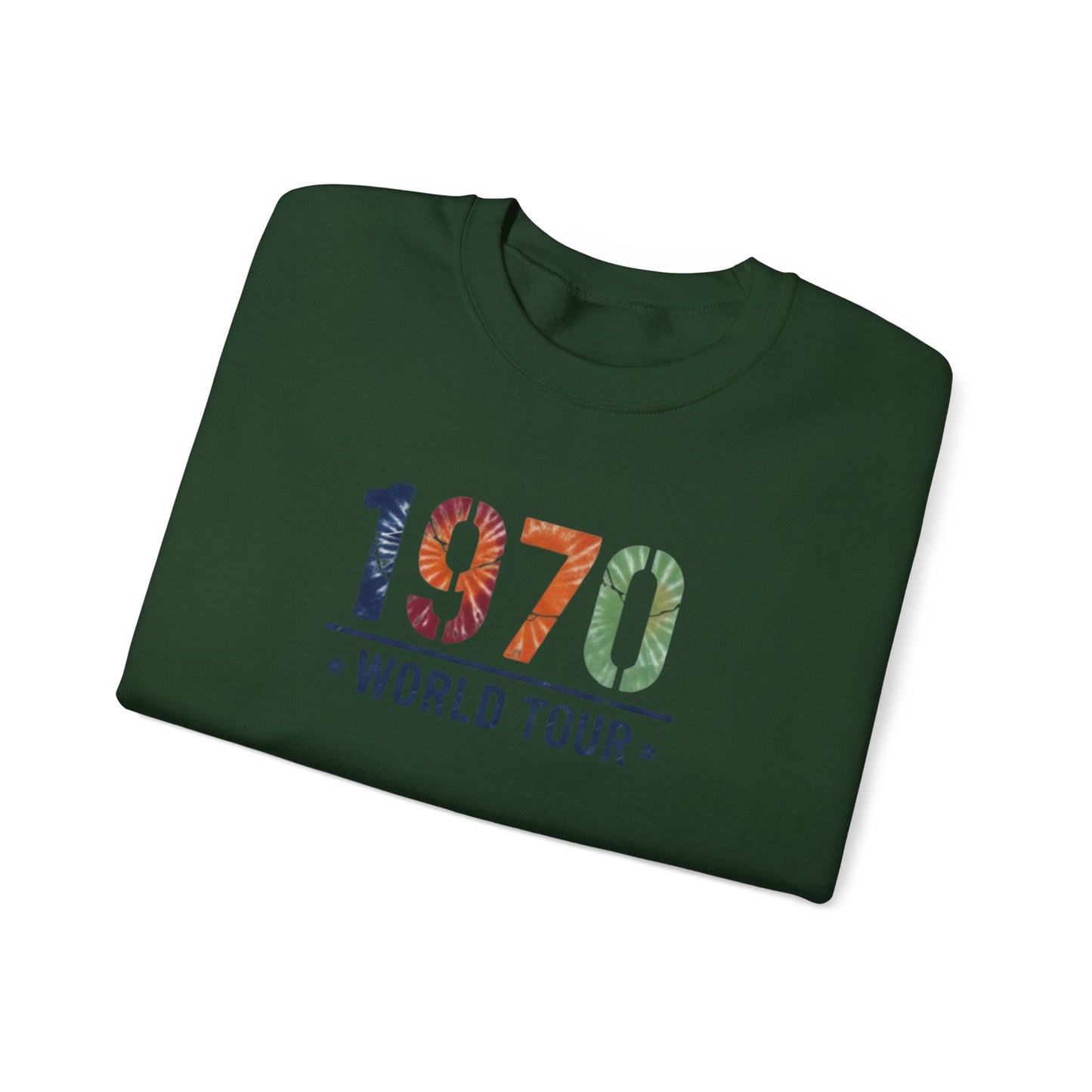 1970 World Tour Sweatshirt – Retro Vintage Band Tee Style