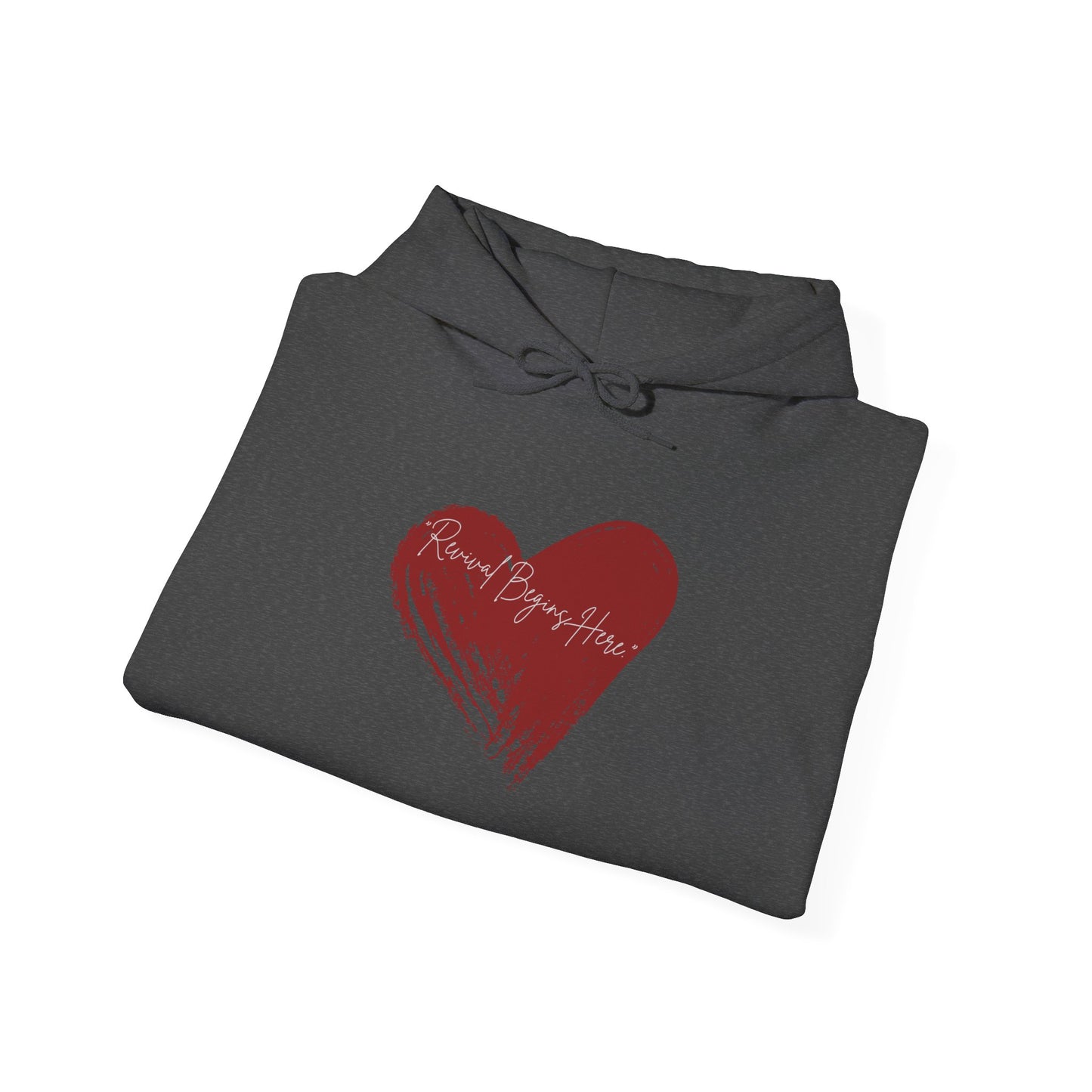 REVIVAL BEGINS HERE Unisex Hoodie - Cozy Sweater for Love Enthusiasts