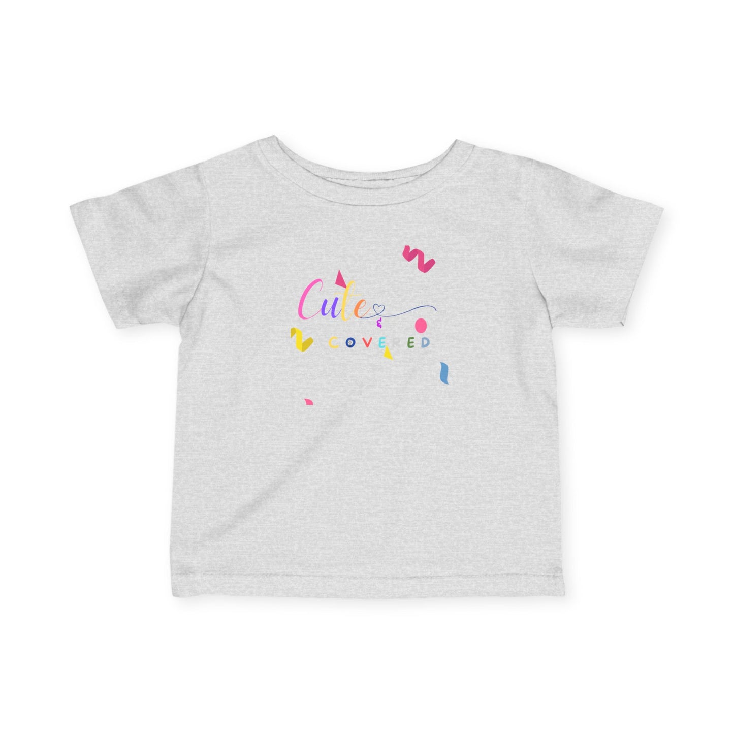 Cute and Covered Confetti Infant Fine Jersey Tee, Adorable Baby Shirt, Toddler T-Shirt, Birthday Gift, Everyday Wear