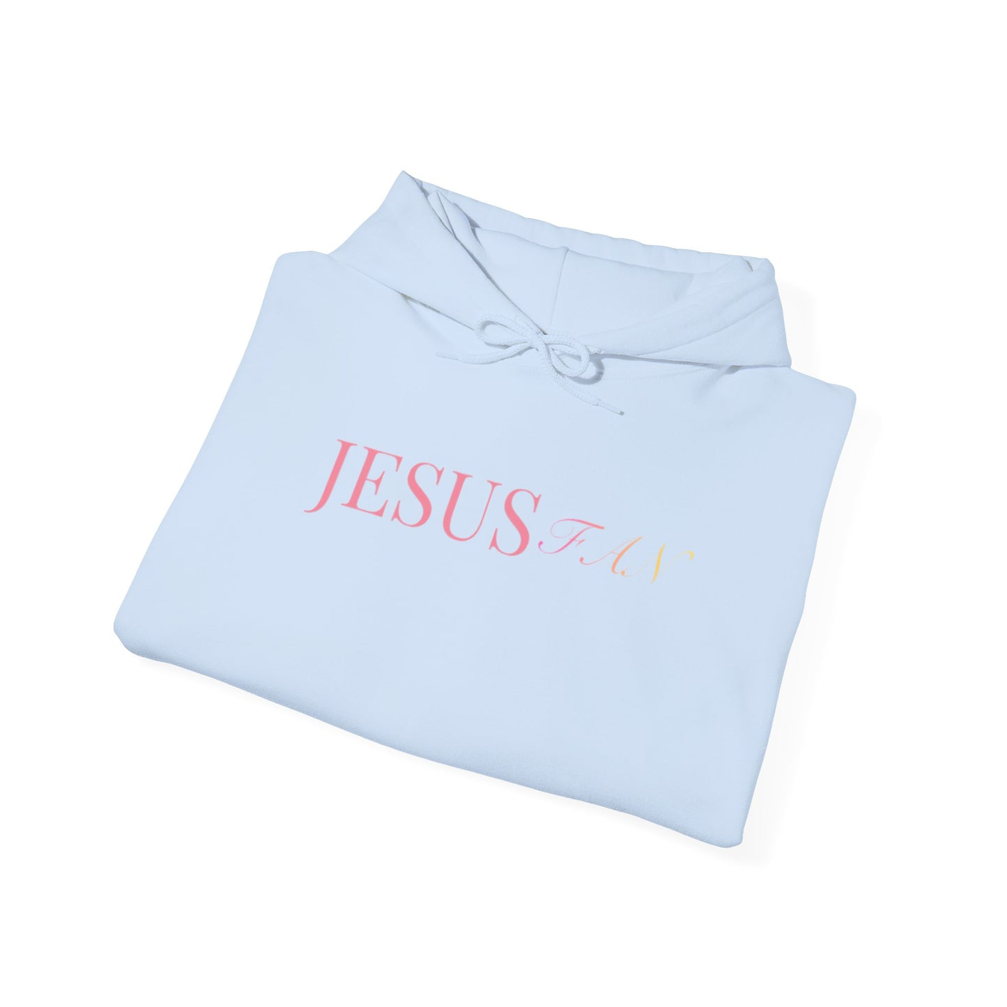 Jesus 24K Foil Hoodie — Christian Faith White Pullover
