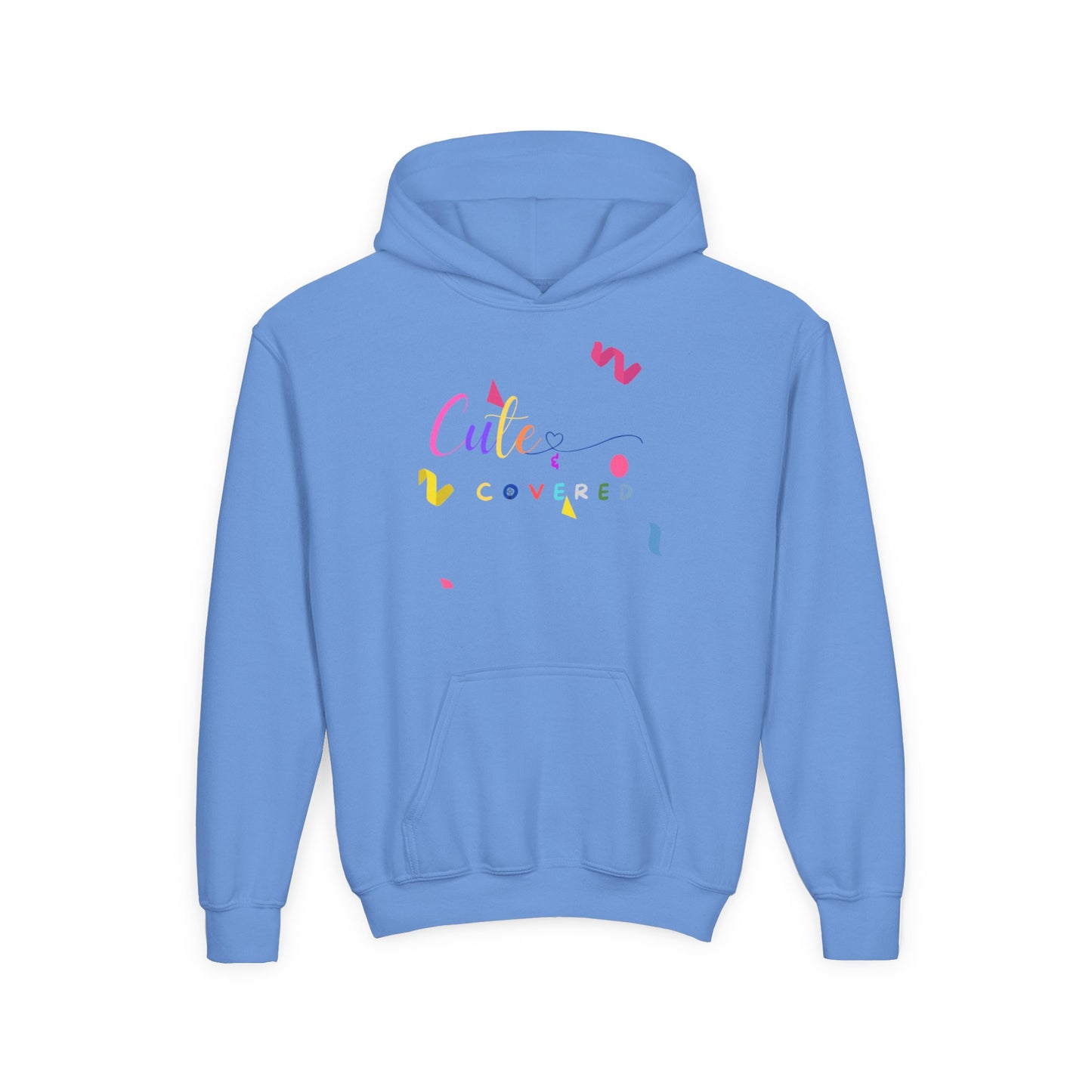 Cute & Covered Youth Hoodie - Bright and Fun Sweatshirt for Kids