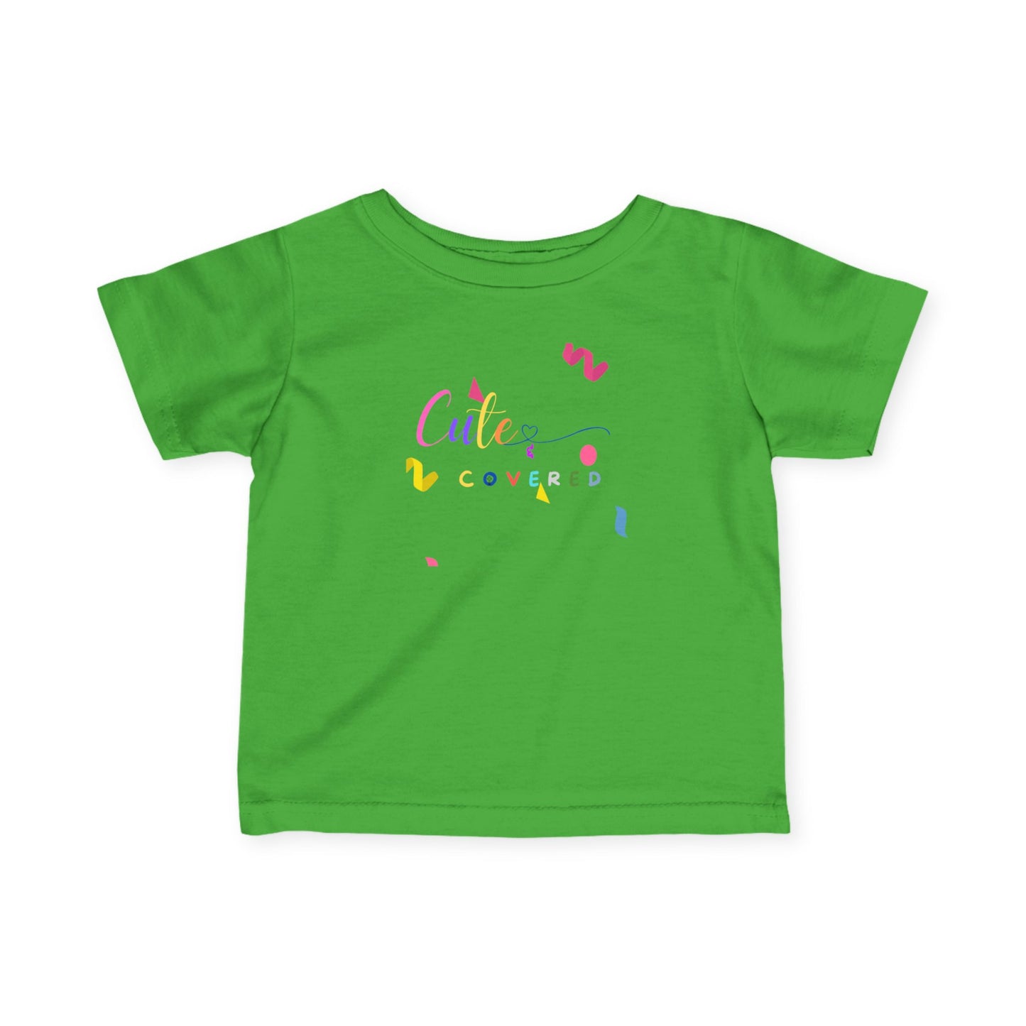 Cute and Covered Confetti Infant Fine Jersey Tee, Adorable Baby Shirt, Toddler T-Shirt, Birthday Gift, Everyday Wear