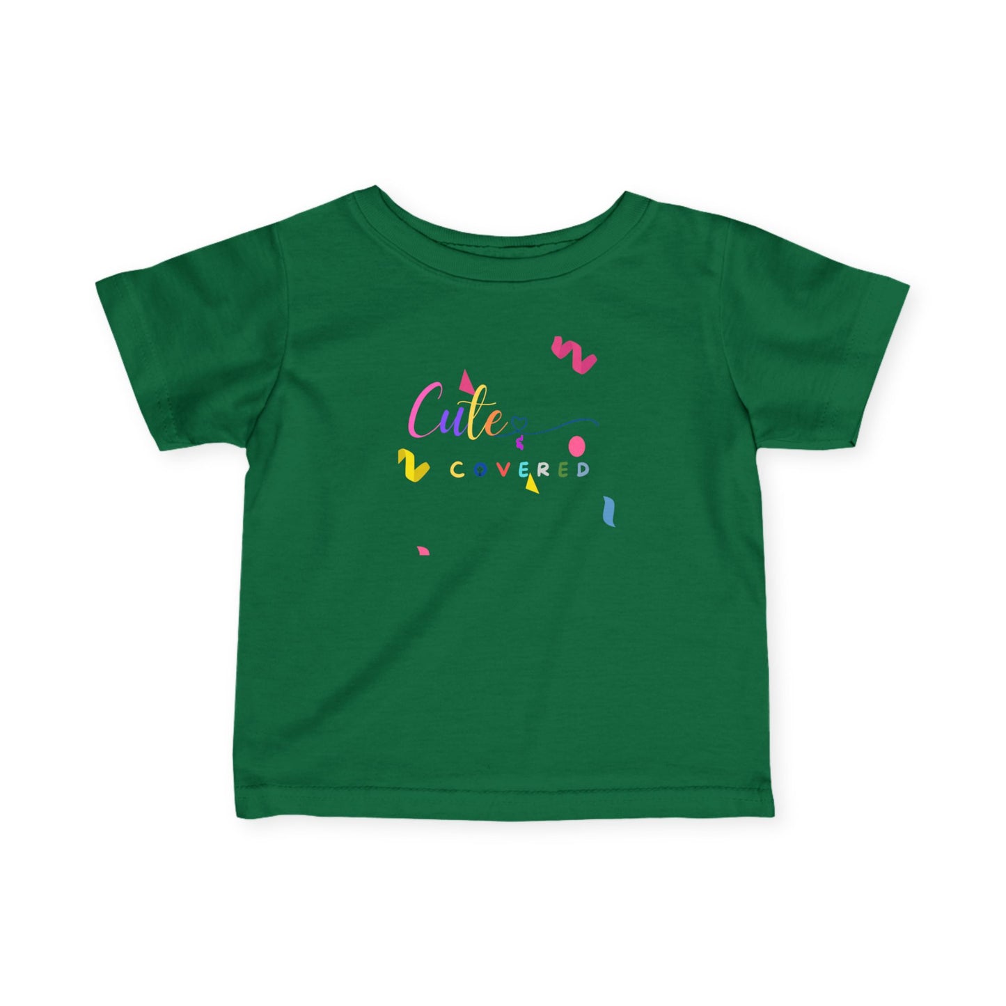 Cute and Covered Confetti Infant Fine Jersey Tee, Adorable Baby Shirt, Toddler T-Shirt, Birthday Gift, Everyday Wear