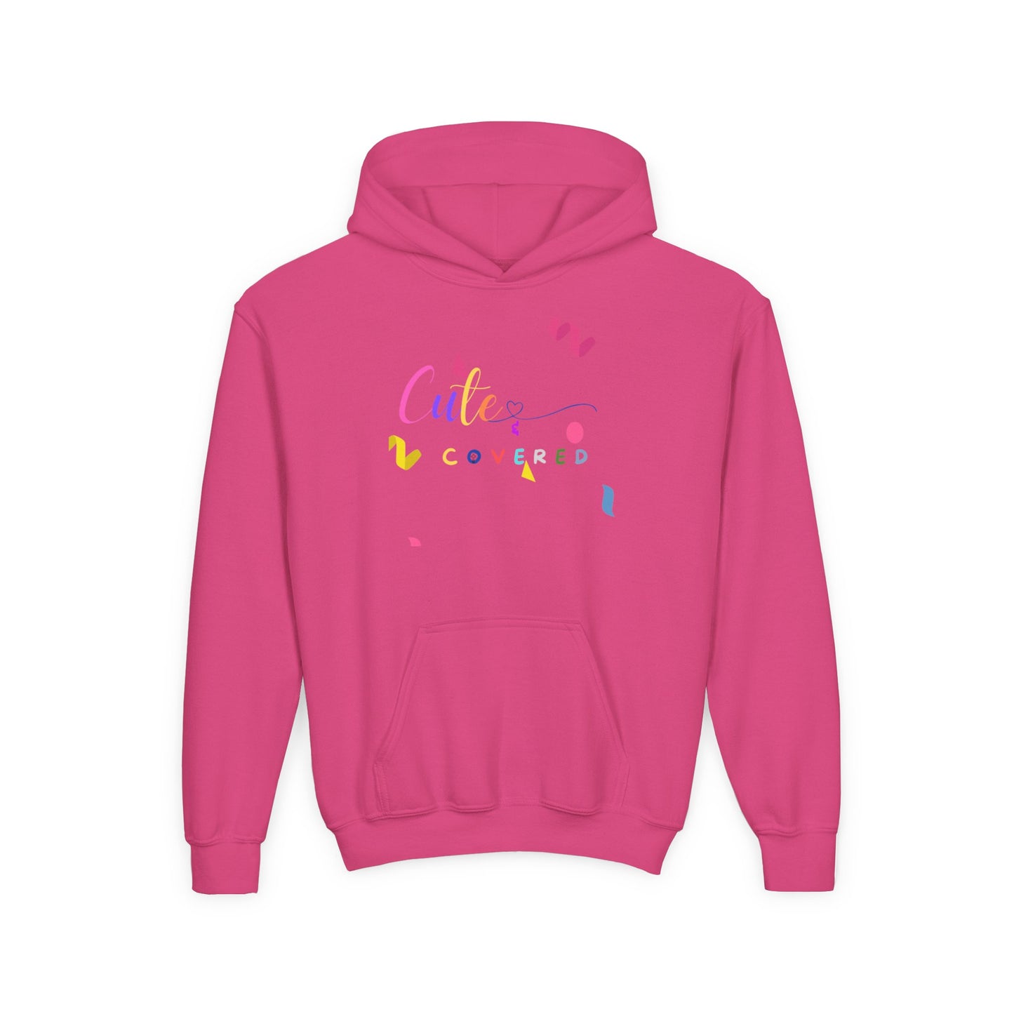 Cute & Covered Youth Hoodie - Bright and Fun Sweatshirt for Kids
