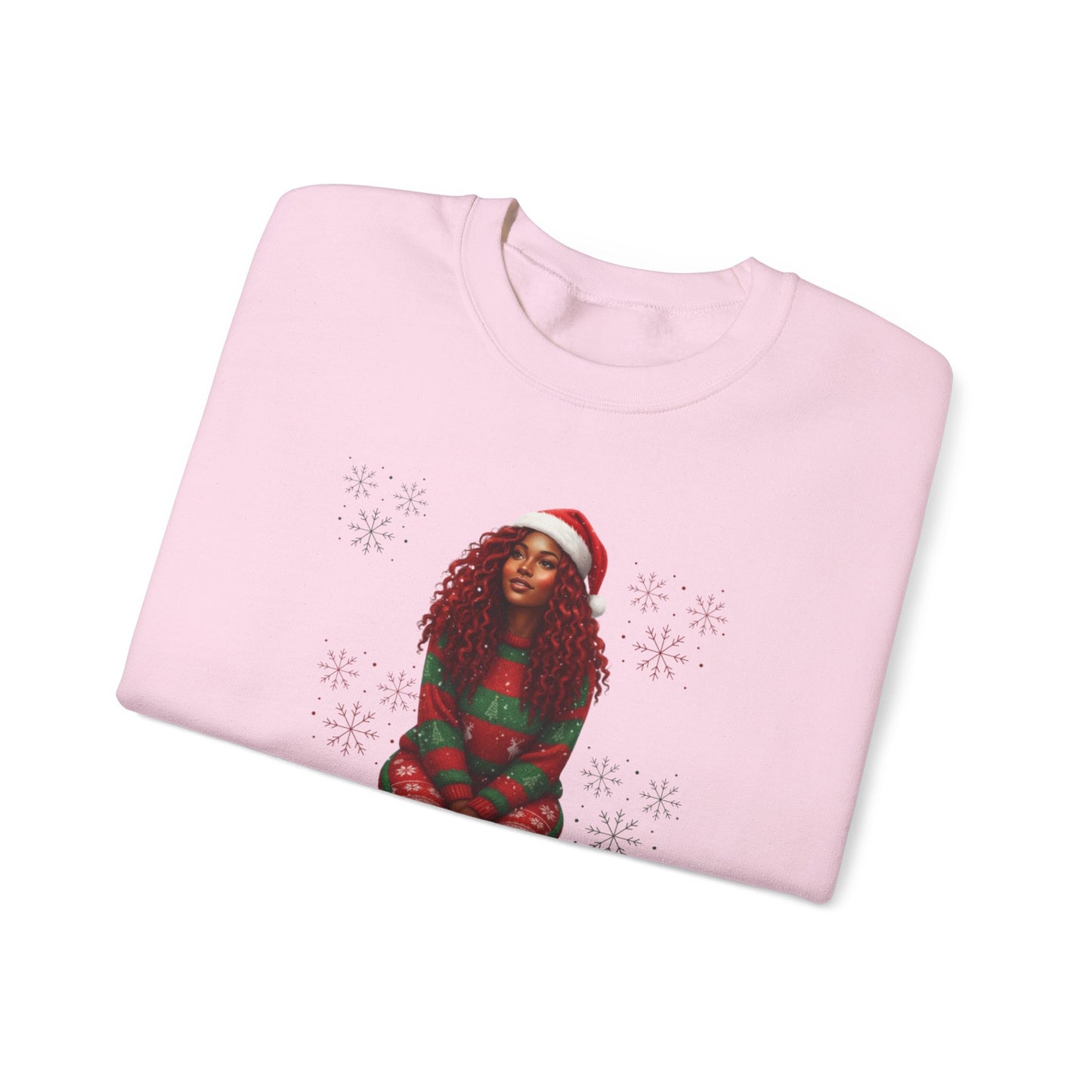 Just a girl... Sweatshirt – "Jesus and Christ-mas!" Festive Jesus Girl Holiday Crewneck
