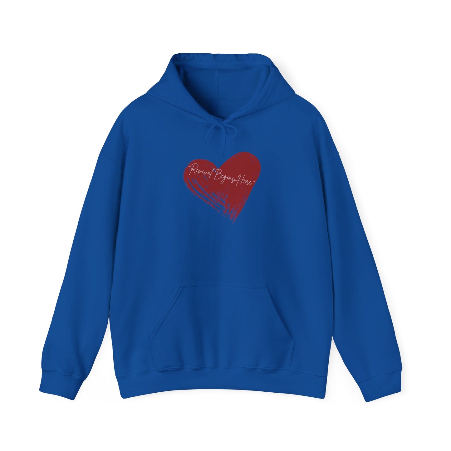 REVIVAL BEGINS HERE Unisex Hoodie - Cozy Sweater for Love Enthusiasts