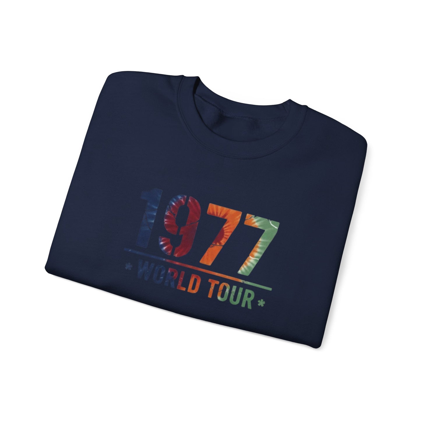 1977 World Tour Sweatshirt — Vintage Retro Concert Crewneck
