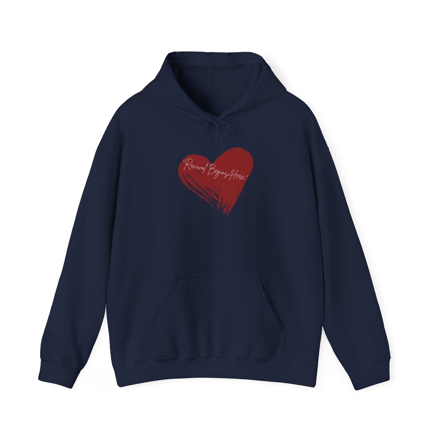 REVIVAL BEGINS HERE Unisex Hoodie - Cozy Sweater for Love Enthusiasts