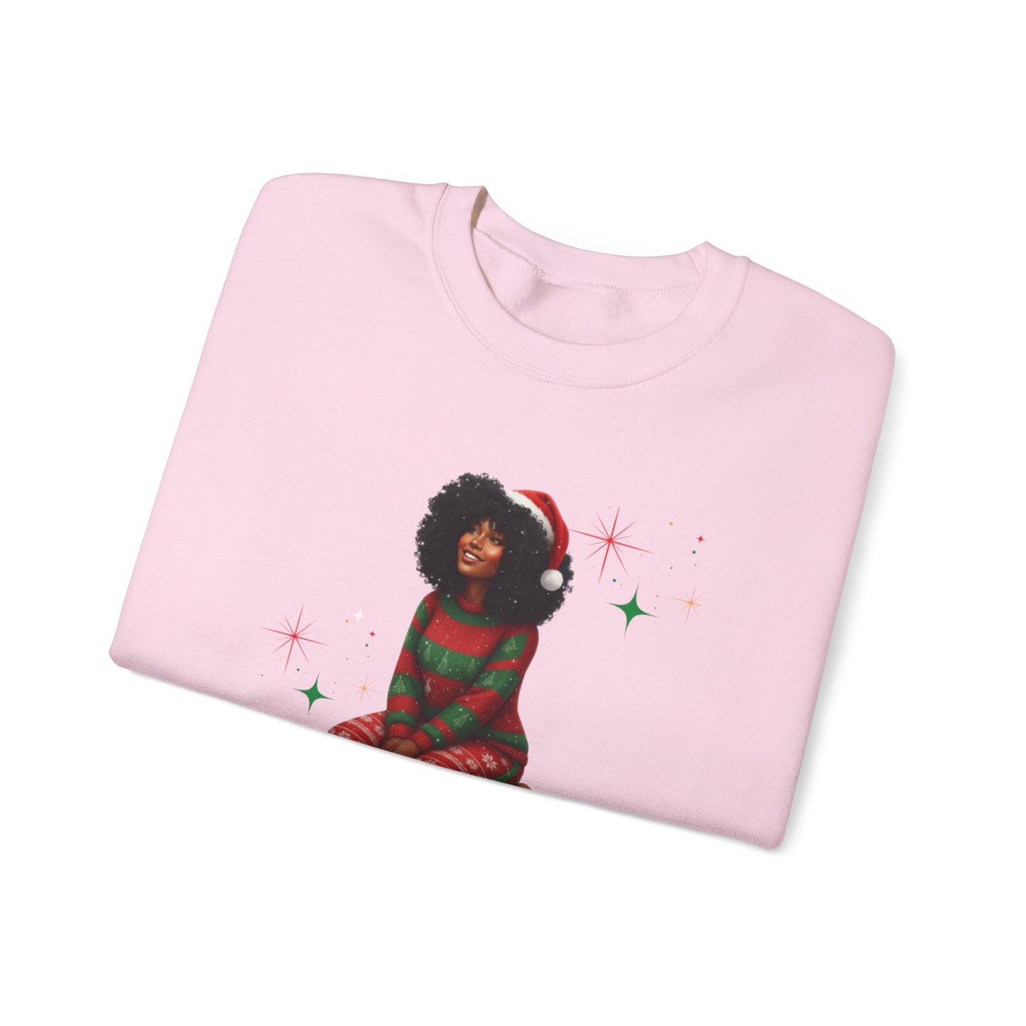 Just a girl... Jesus and CHRIST-mas Unisex Heavy Blend™ Crewneck Sweatshirt