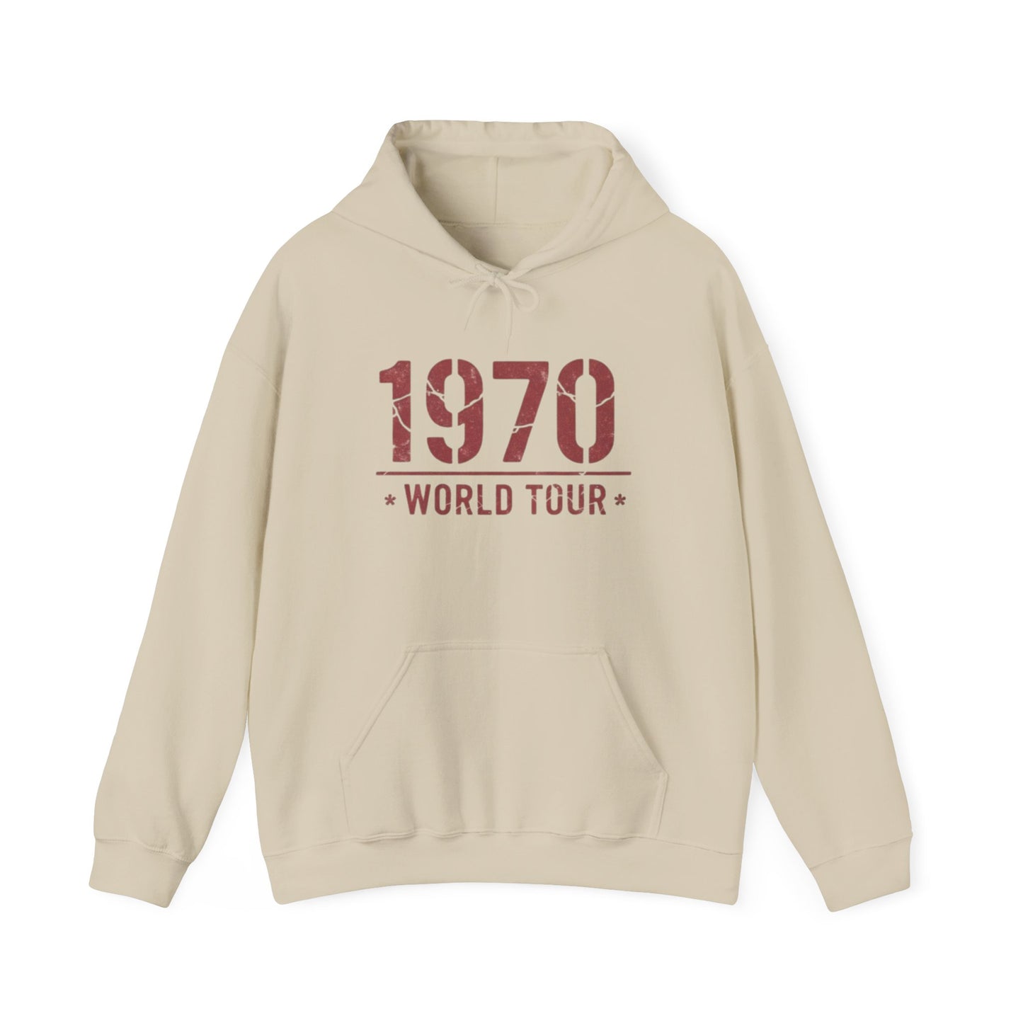 BIRTH YEAR 1970 World Tour Hoodie — Vintage Retro BIRTHDAY Tour Sweatshirt