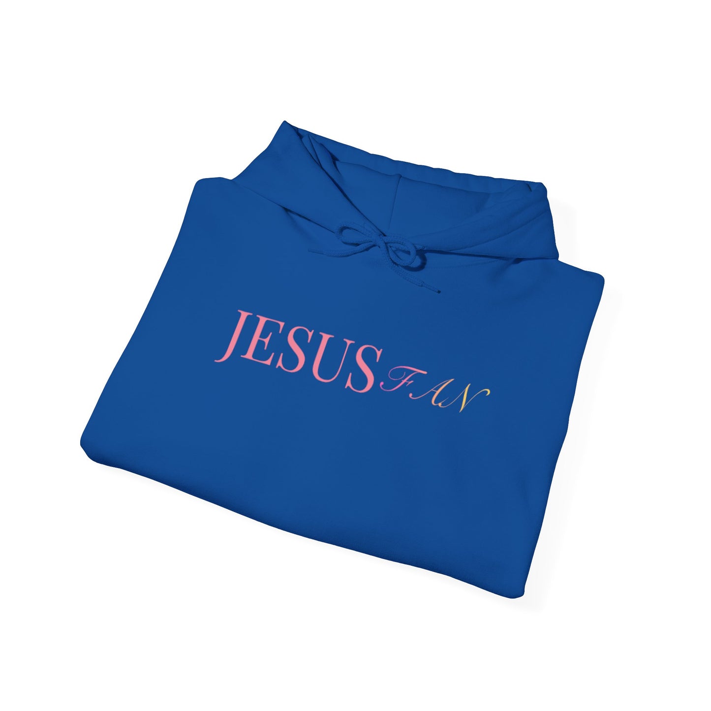Jesus 24K Foil Hoodie — Christian Faith White Pullover