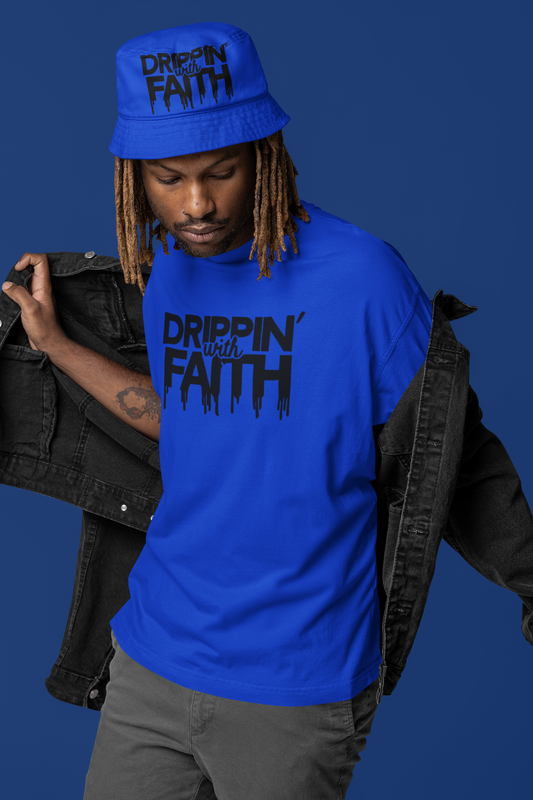 Drippin' with Faith Unisex Softstyle T-Shirt - Inspirational Casual Tee for Faith and Confidence